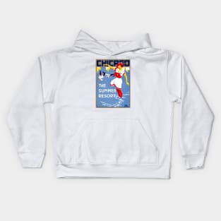 1912 Chicago The Summer Resort Kids Hoodie